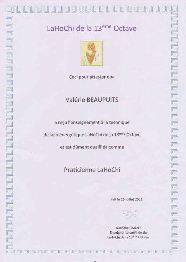 Diplôme de LaHoChi